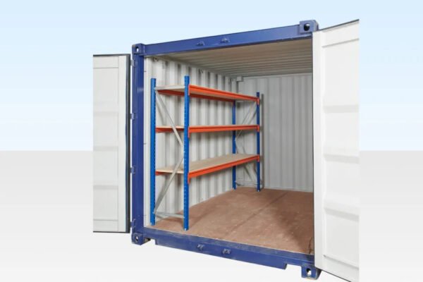 Adjustable, Heavy Duty Three Tier Container Racking (Single Bay) - Image 3
