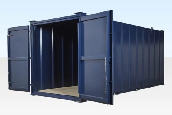 12Ft x 8Ft Steel Store Cabin (Suitable for stacking) - Image 2