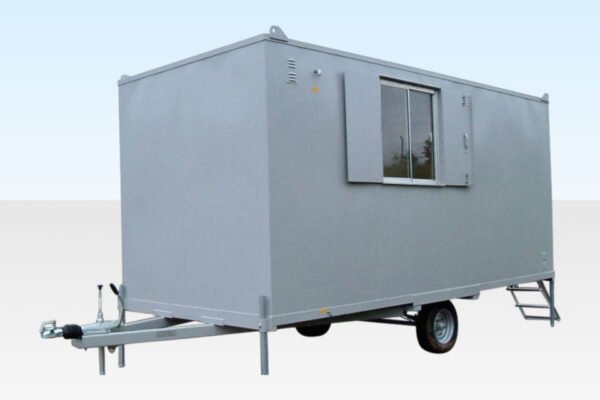 12Ft x 7Ft 6in Steel Mobile Anti-Vandal Office Cabin - Image 2