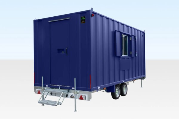 16Ft x 7Ft 6in Steel Mobile Anti-Vandal Office Cabin - Image 2