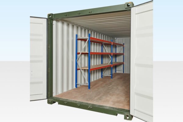 Adjustable, Heavy Duty Three Tier Container Racking (5 Bays) - Image 3