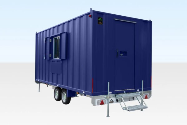 16Ft x 7Ft 6in Steel Mobile Anti-Vandal Office Cabin - Image 3