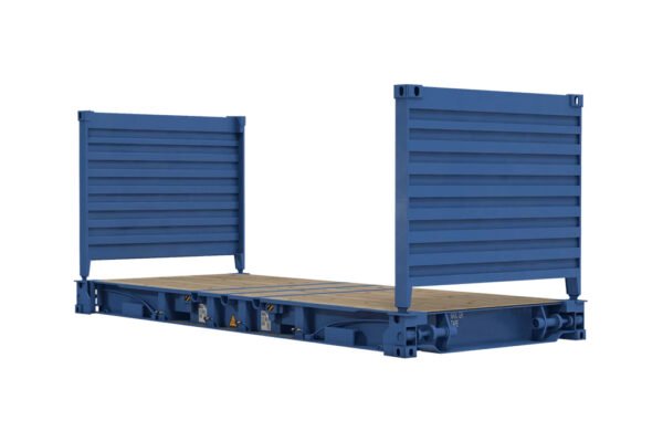 20Ft X 8Ft Used Flat Rack Shipping Containers - Image 3