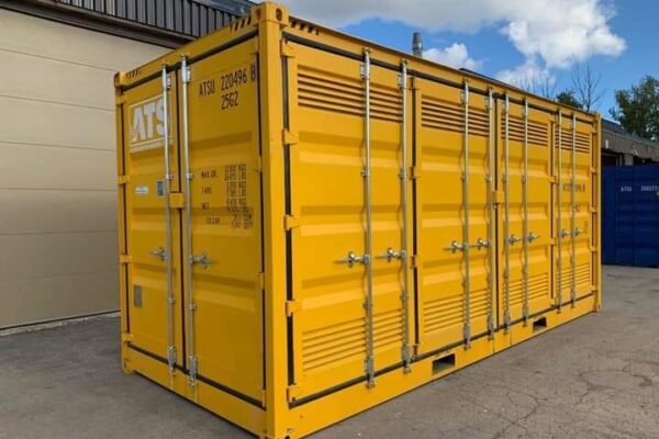 30ft x 8ft Shipping Container (One Trip) – Yellow - Image 4
