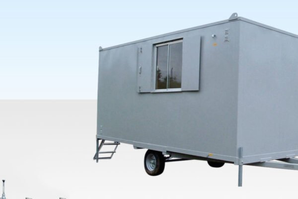 12Ft x 7Ft 6in Steel Mobile Anti-Vandal Office Cabin - Image 4