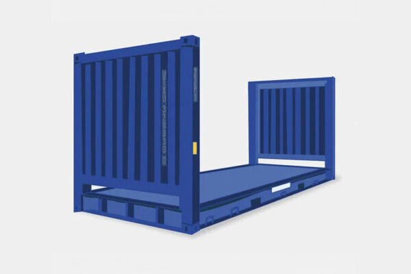 20Ft X 8Ft Used Flat Rack Shipping Containers - Image 4