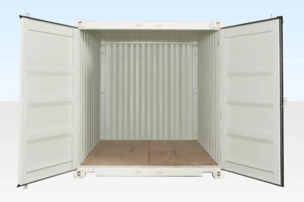 10ft x 8ft Shipping Container (One Trip) White (RAL 9003) - Image 5
